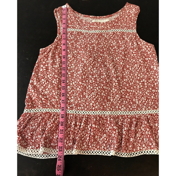 Anthropologie Maeve Quinn Floral and Lace Peplum Top - Picture 6 of 10